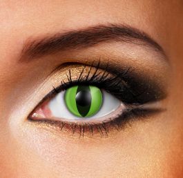 Grün Kobra Augen Kontaktlinsen (1 Tag)