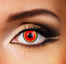 Rote Vampir Kontaktlinsen (90 Tage)