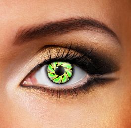 Grüne Kaleidoskop Kontaktlinsen (1 Tag)
