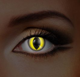 Gelbe Katzenaugen UV Kontaktlinsen (90 Tage)