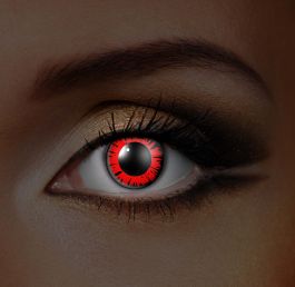 Rote Dolly Eye UV Kontaktlinsen (90 Tage)