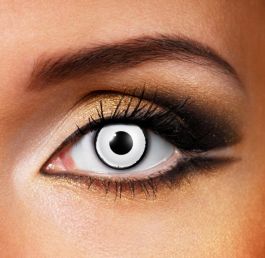 Weiße Zombie Kontaktlinsen (90 Tage)