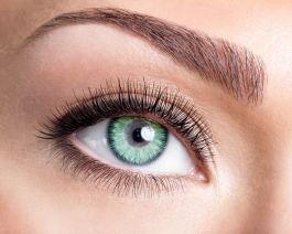 Natürliche Grüne Und Gelbe Kontaktlinsen (90 Tage)