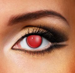 Rote Netz Kontaktlinsen (1 Tag)