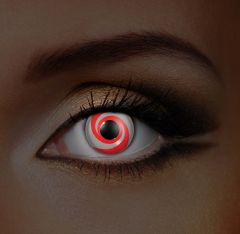 Rote UV Swirl Kontaktlinsen (90 Tage)
