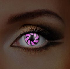 Rosa UV Top Spin Kontaktlinsen (90 Tage)