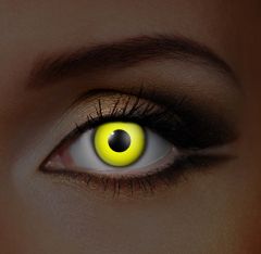 Gelb UV Kontaktlinsen Für Halloween