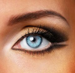 Natürliche Blaue Und Graue Kontaktlinsen (90 Tage)